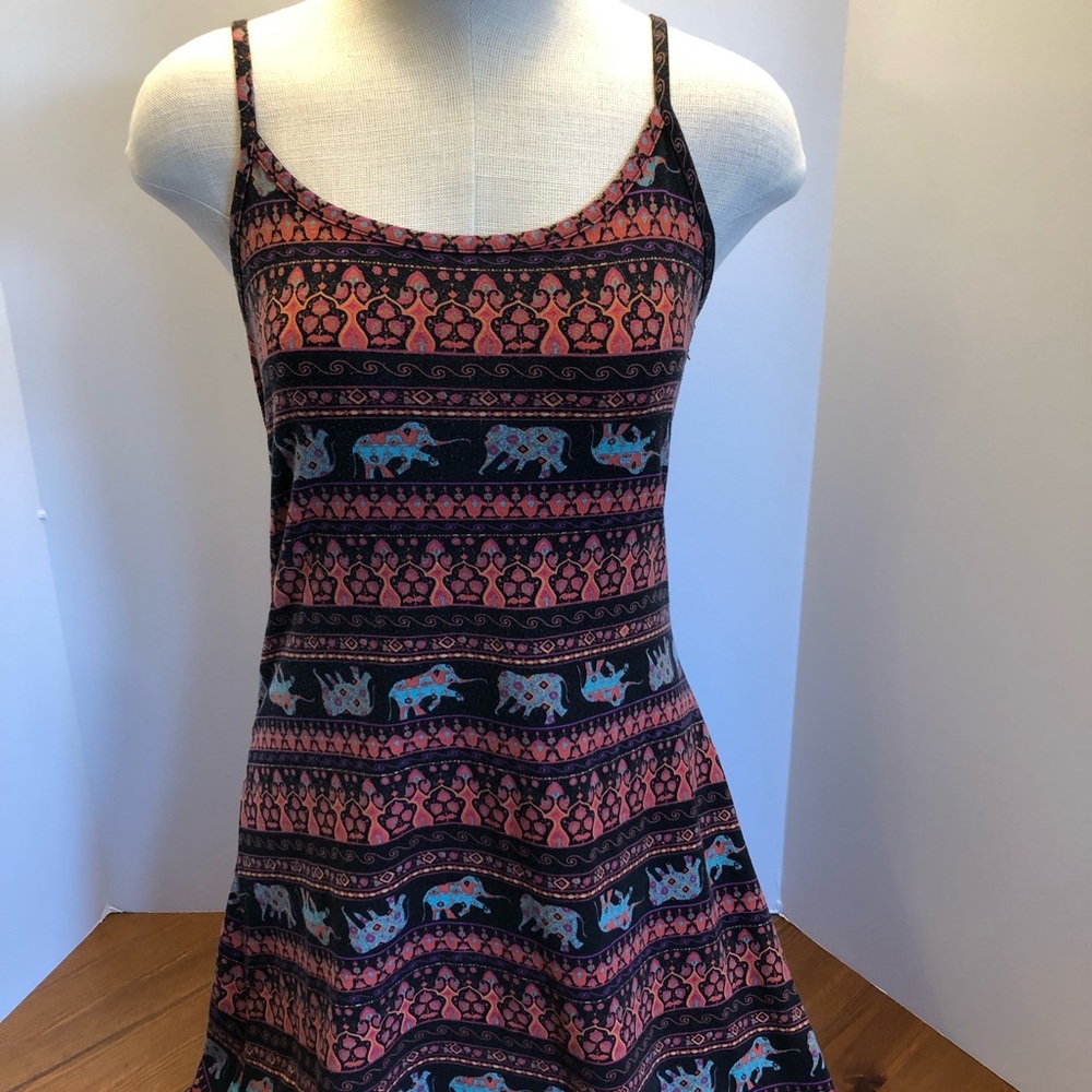 Boho Strappy Back Mini Dress